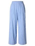 Selected Slfcoria Hw Wide Pant B Blå