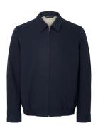 Selected Slhwilson Shacket Marinblå