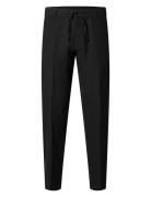 Selected Slh196-Straight Leroy Linen Bld Pnt Noos Svart