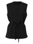 Selected Slfabbi Vest Svart