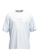 Selected Slhlooseoscar Graphic Ss O-Neck Tee Vit