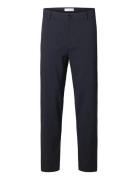 Selected Slh172-Slim Tape Lorent Flex Pants Noos Marinblå