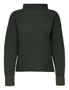 Selected Slfselma Ls Knit Pullover Noos Grön