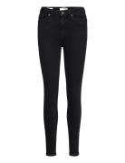 Selected Slfsophia Mw Skinny Black Jeans U Noos Svart