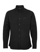 Selected Slhregrick-Ox Shirt Ls Noos Svart