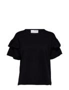 Selected Slfrylie Ss Florence Tee M Noos Svart