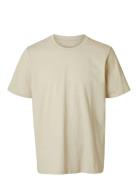Selected Slhaspen Ss O-Neck Tee Noos Kräm
