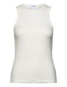Selected Slfanna O-Neck Tank Top Noos Vit