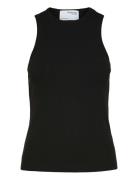Selected Slfanna O-Neck Tank Top Noos Svart