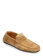 Selected Slhsergio Suede Penny Driving Shoe Brun