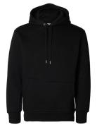 Selected Slhreg-Dan Sweat Hood O Svart