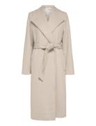 Selected Slfrosa Wool Coat B Noos Kräm