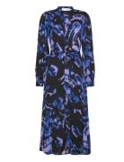 Selected Slfcendela Ls Midi Shirt Dress B Svart