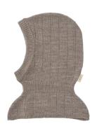 Copenhagen Colors Merino Rib Knitted Balaclava Brun