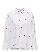 ONLY Onlnew Lina Grace Ls Emb Shirt Noos Wvn Vit