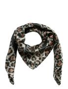 Pieces Pcjustine Small Square Scarf Bc Brun