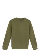 Lyle & Scott Embossed Eagle Crew Neck Grön