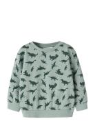 Name It Nmmvifelix Ls Nreg Sweat Unb Grön