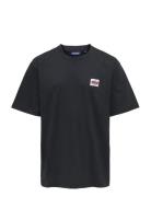 ONLY & SONS Osjfred Life Rlx Ss Label Tee Noos Marinblå