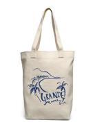 GANT Grande Mare Canvas Tote Bag Kräm