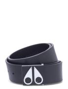 Moose Knuckles Logo Icon Belt Silver