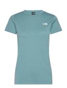 The North Face W S/S Simple Dome Slim Tee Blå