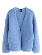 Lindex Stickad Cardigan Blå