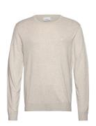 Lindbergh Melange Round Neck Knit Kräm