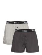 BOSS 2P Boxer Shorts Ew Beige