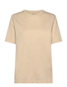 Mads Nørgaard Cotton Jersey Jess Tee Fav Beige