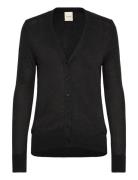 Calvin Klein Fine Gauge Viscose Cardigan Svart