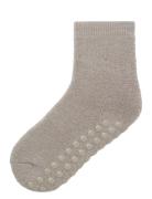 Name It Nmfwaksi Wo/Bl Terry Sock W/Non Skid Beige
