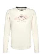 Asics Fujitrail Logo Ls Top Kräm