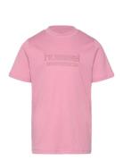 Hummel Hmljr Base T-Shirt S/S Rosa