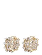 SNÖ Of Sweden Sprinkles Small Tripple Crystal Ring Ear Guld