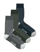 Jack & J S Jacbob Birdeye Socks 3 Pack Marinblå