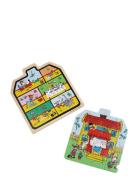 Pippi Langstrømpe Pippi - Wooden House Puzzle Multi/patterned