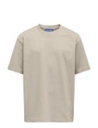 ONLY & SONS Osjfred Life Rlx Ss Tee Jrs Noos Beige