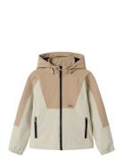 Name It Nknalfa08 Softshell Jacket Block Fo Beige