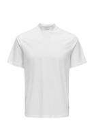 ONLY & SONS Onsotis Reg Mock Neck Tee Vd Vit