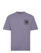 Scotch & Soda Relaxed-Fit Washed Artwork T-Shirt Lila