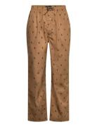 Polo Ralph Lauren Signature Pony Cotton Pajama Pant Beige
