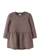 Name It Nmfvima Ls Swe Dress Bru Brun