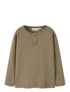 Lil'Atelier Nmmgayo Sim Ls Slim Top Lil Khaki Green