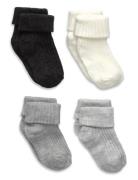 Mango 4 Pack Ribbed Socks Grå