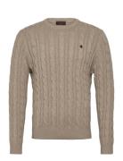 Morris Nathan Cable Ck Khaki Green