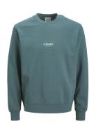 Jack & J S Jjesoho Sweat Crew Neck Noos Blå