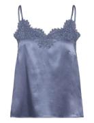 Rosemunde Rwjade Silk Lace Strap Top Blå