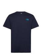 The North Face M S/S Redbox Tee Marinblå
