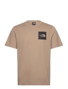 The North Face M Ss Fine Tee Beige